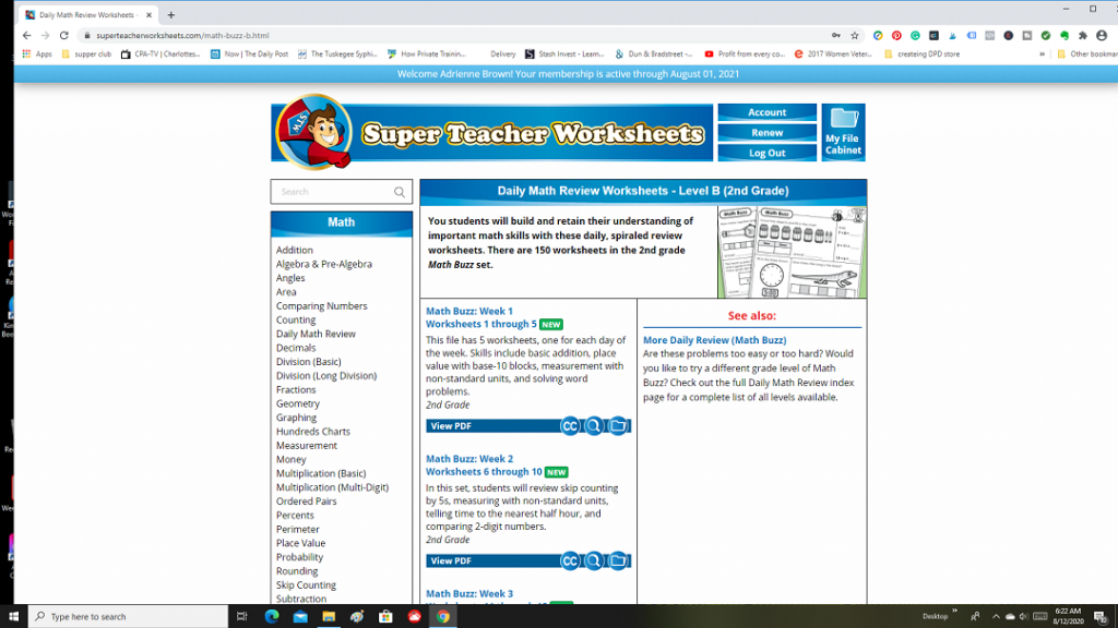Super Teacher worksheets