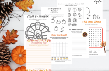 Fall printable worksheets