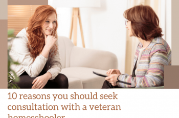 consulting with veteran homeschoolers