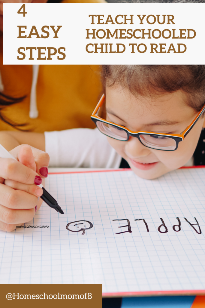 4 easy steps| Teaching your child to read