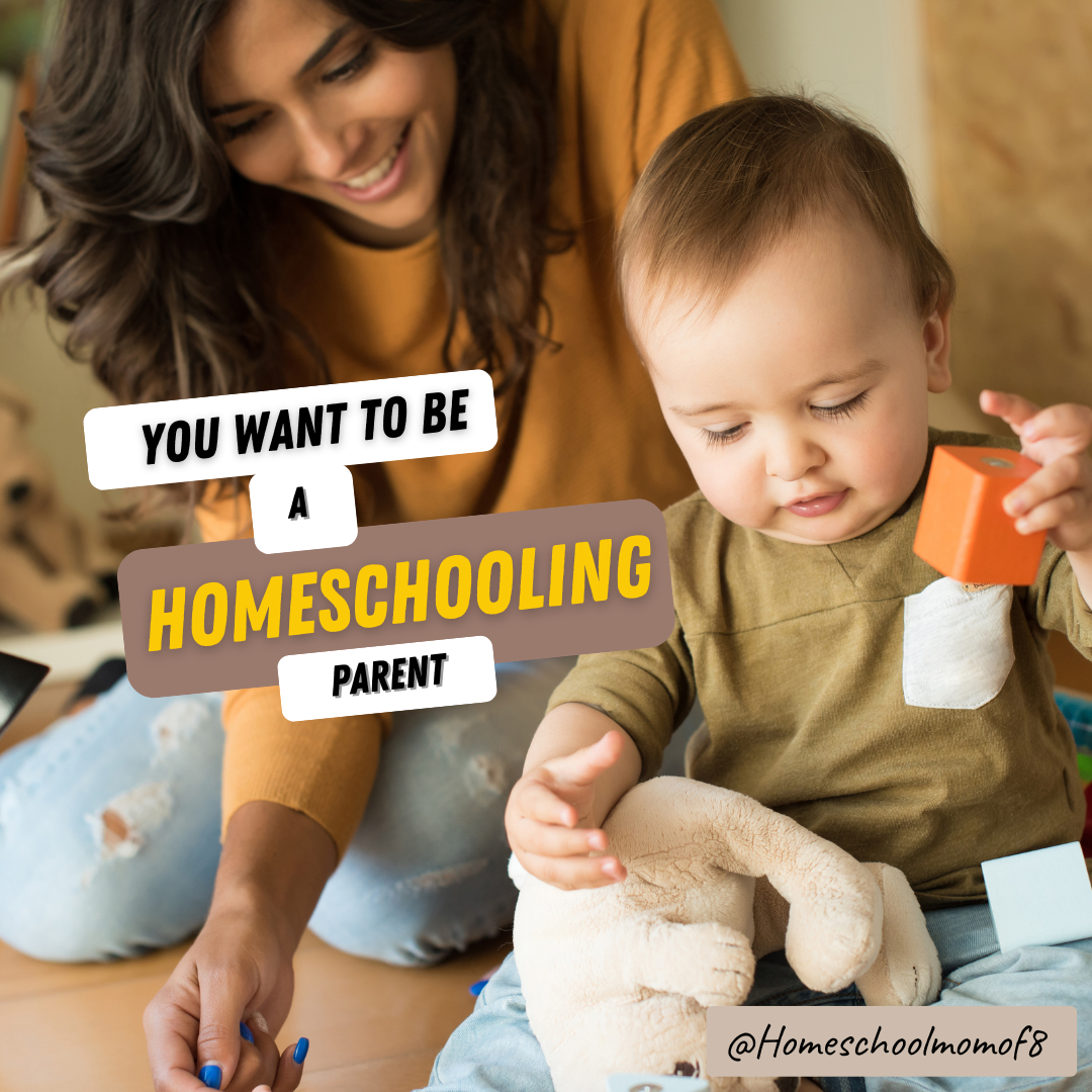 So you want to be a homeschooling parent? - HomeSchool Mom of 8